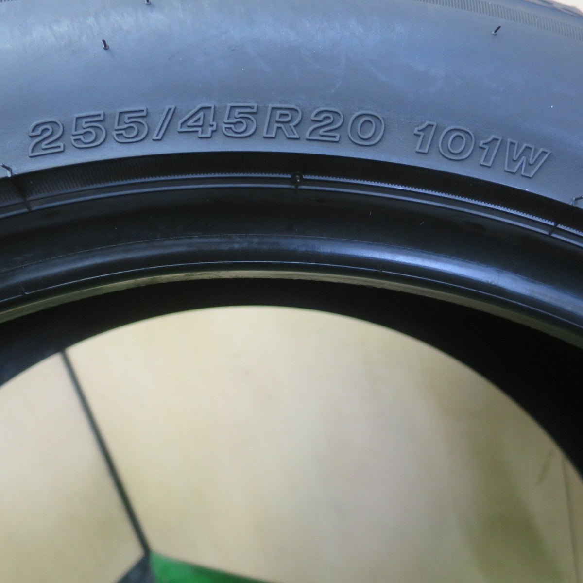 バリ溝！24年！9分！1本◎255/45R20 ブリヂストン アレンザ 001 ALENZA 20インチ アウトランダー ハリアー エクストレイル 等◎6082806イノタ