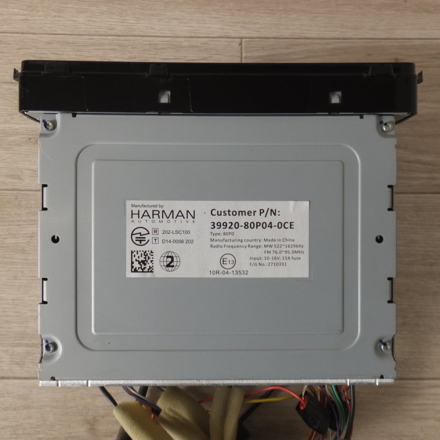 [送料無料] ★HARMAN製 スズキ 純正 メモリーナビゲーション 39920-80P04-0CE[28]★