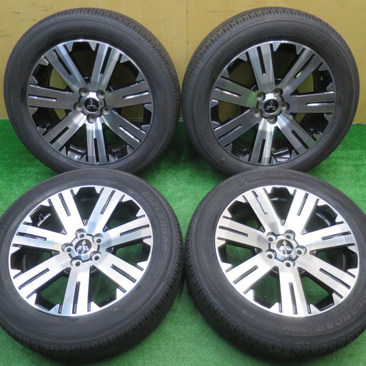 新車外し！25年★三菱 デリカ D:5 純正 225/55R18 ヨコハマ ジオランダー SUV G055 G055E 18インチ D5 PCD114.3/5H★5102205NJノ