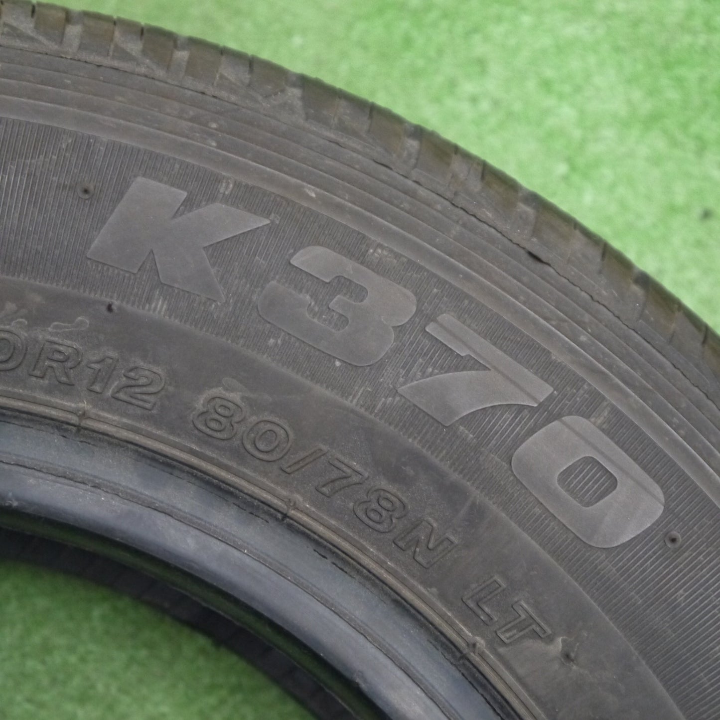 2本価格！25年★145/80R12 80/78N ブリヂストン K370 タイヤ 12インチ 軽 トラック 軽 バン 等★6060302KKノタ