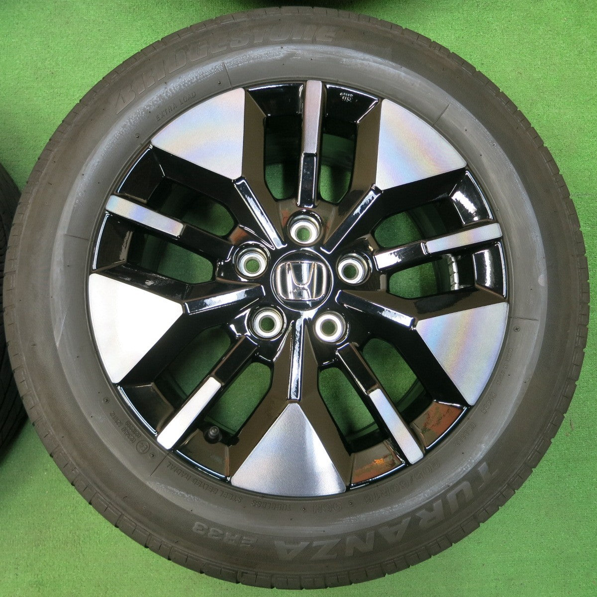*送料無料* バリ溝！22年！キレイ！9.5分★ホンダ ステップワゴン スパーダ 純正 205/60R16 ブリヂストン トランザ ER33 16インチ PCD114.3/5H★4041109イノ