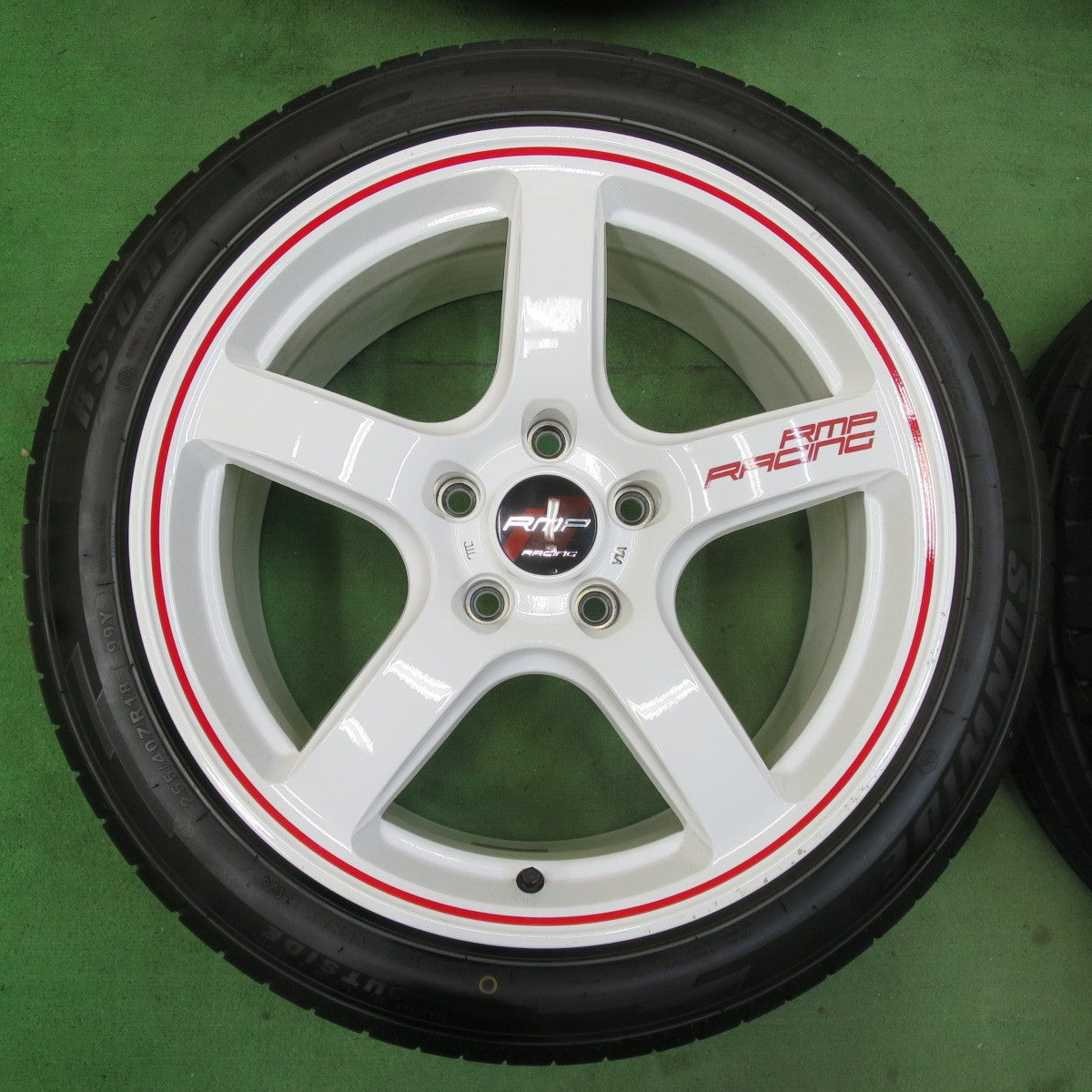 キレイ！24年★シビック タイプR 等 RMP RACING MiD 255/40R18 サンワイド RS-one 18インチ PCD120/5H★5042101イノ