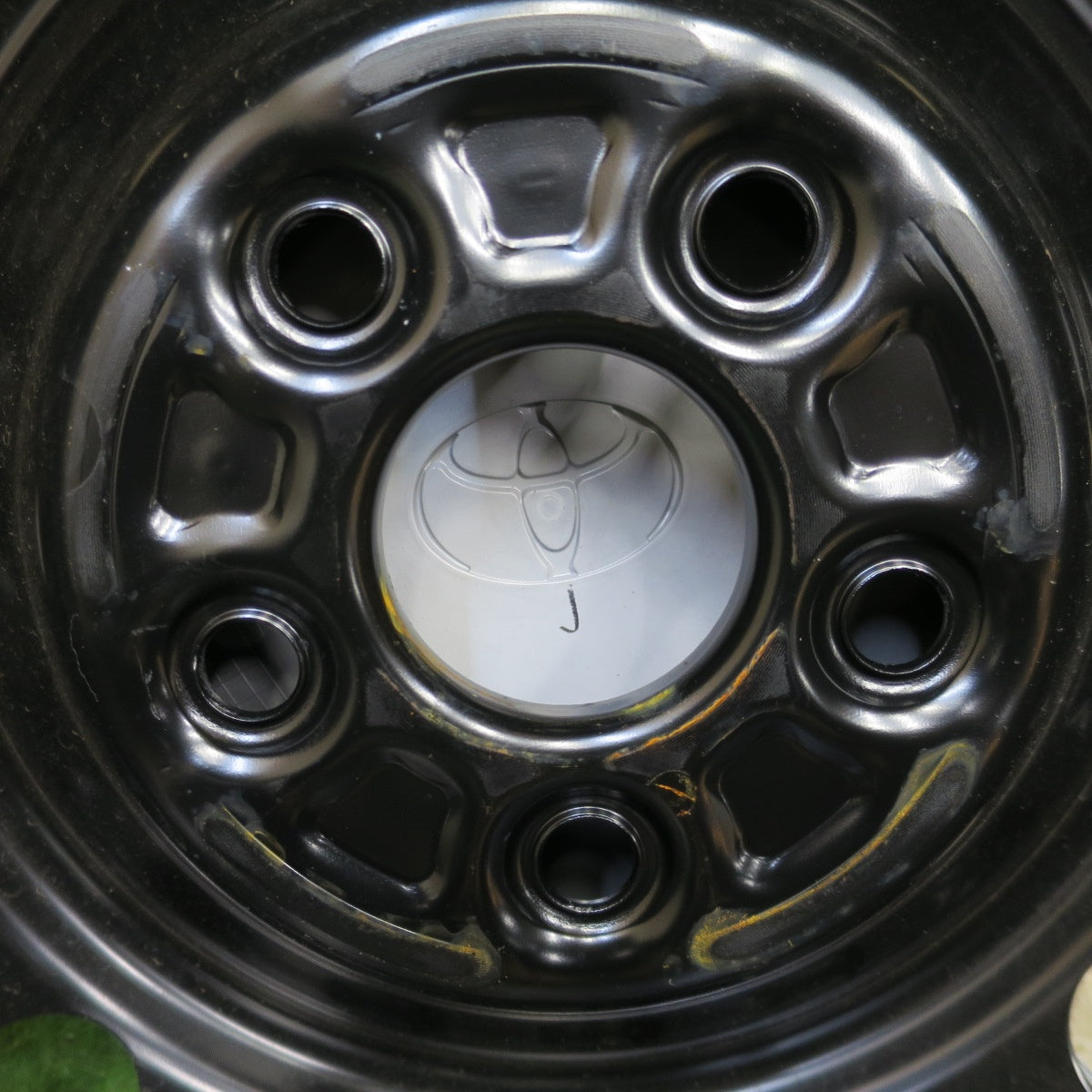 新車外し★トヨタ 10系 シエンタ Zグレード 純正 スチール ホイール 15インチ 15×5.5J PCD100/5H★6061203NGホ