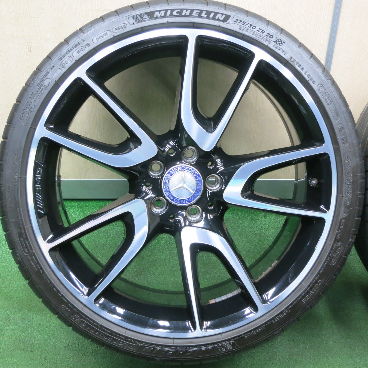 *送料無料* 4本価格★ベンツ GLC W213 純正 AMG 245/35R20 275/30R20 ミシュラン パイロットスポーツ 4S MO PCD112/5H★4041010TNノ