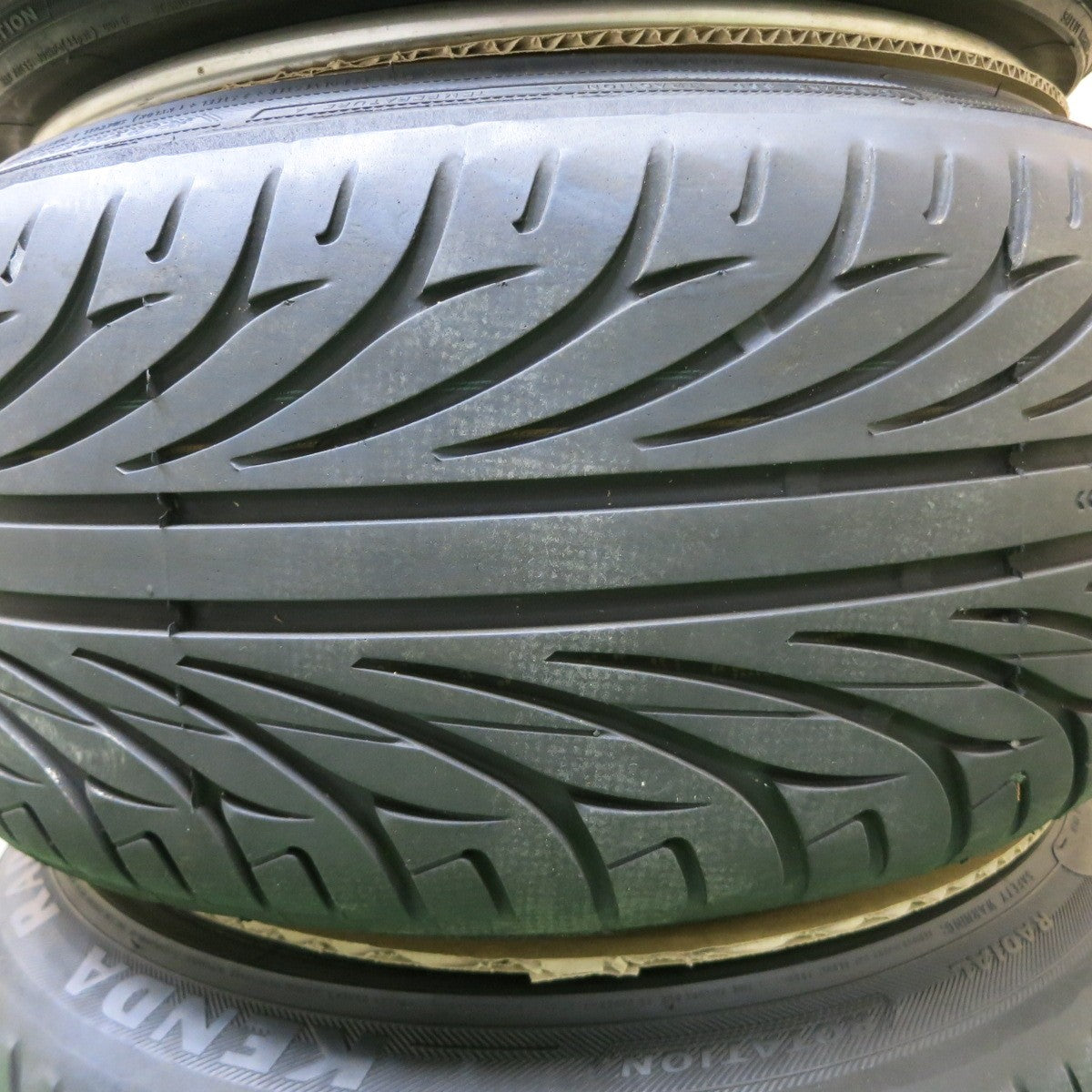 [送料無料] バリ溝！21年！キレイ！9.5分★WORK MEISTER M1 GMST/M1 225/35R18 235/40R18 ケンダ ラジアル カイザー ワーク 18インチ PCD114.3/5H★4110101ナノ