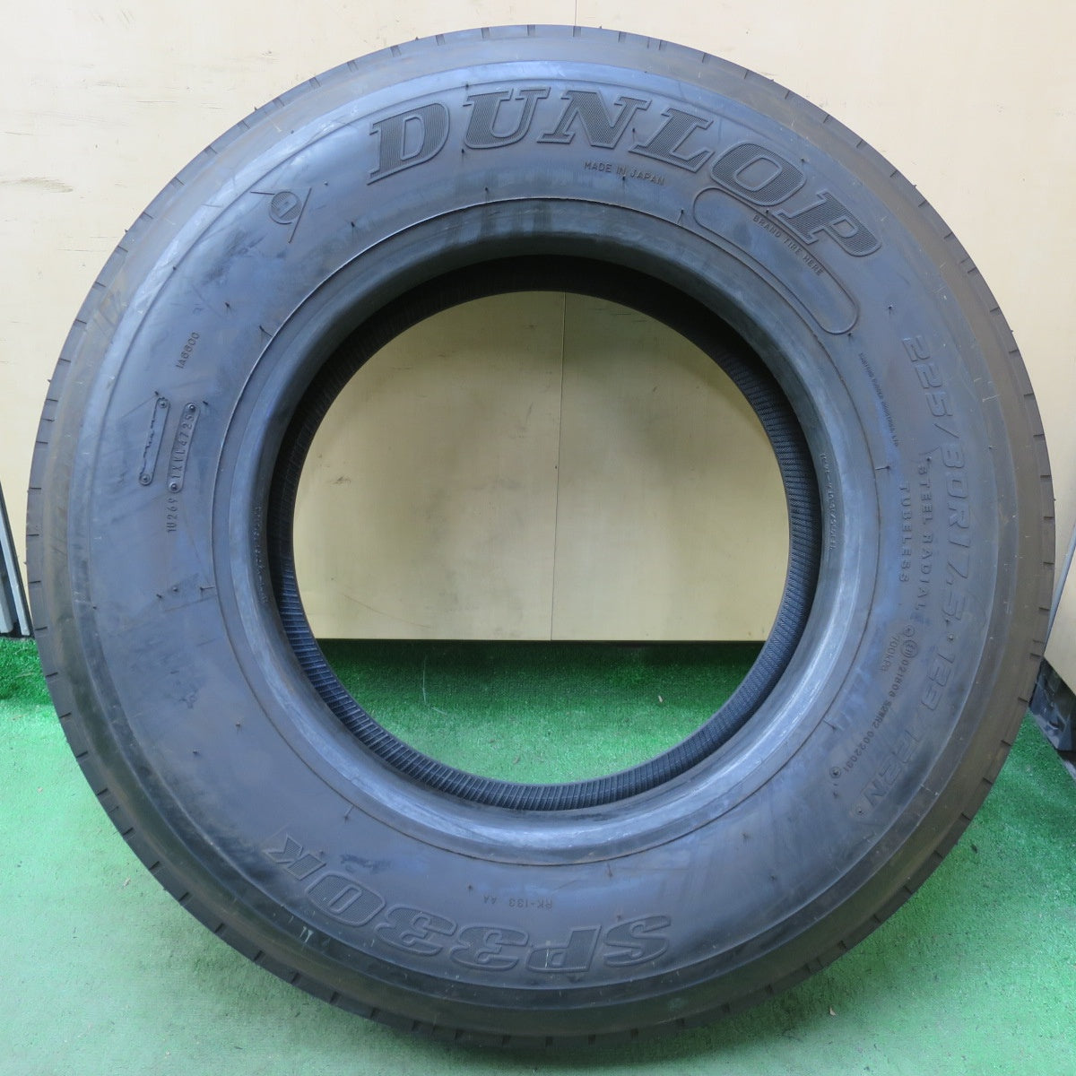 新車外し！25年！1本★トラック タイヤ 225/80R17.5 123/122N ダンロップ SP330K 17.5インチ★6061005イノタ