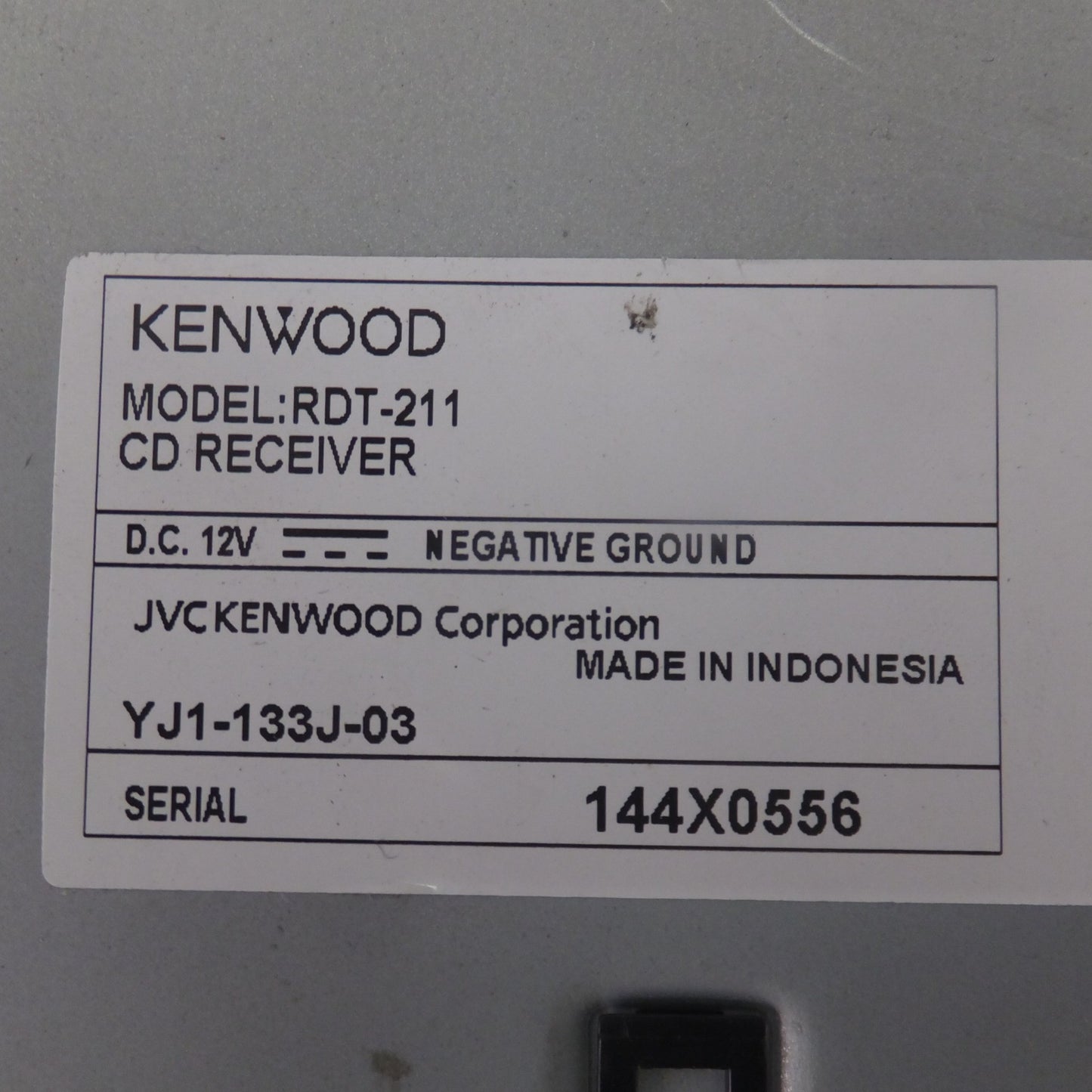 [送料無料] ★ケンウッド KENWOOD 1DIN コンポ CD/USBレシーバー RDT-211(54★