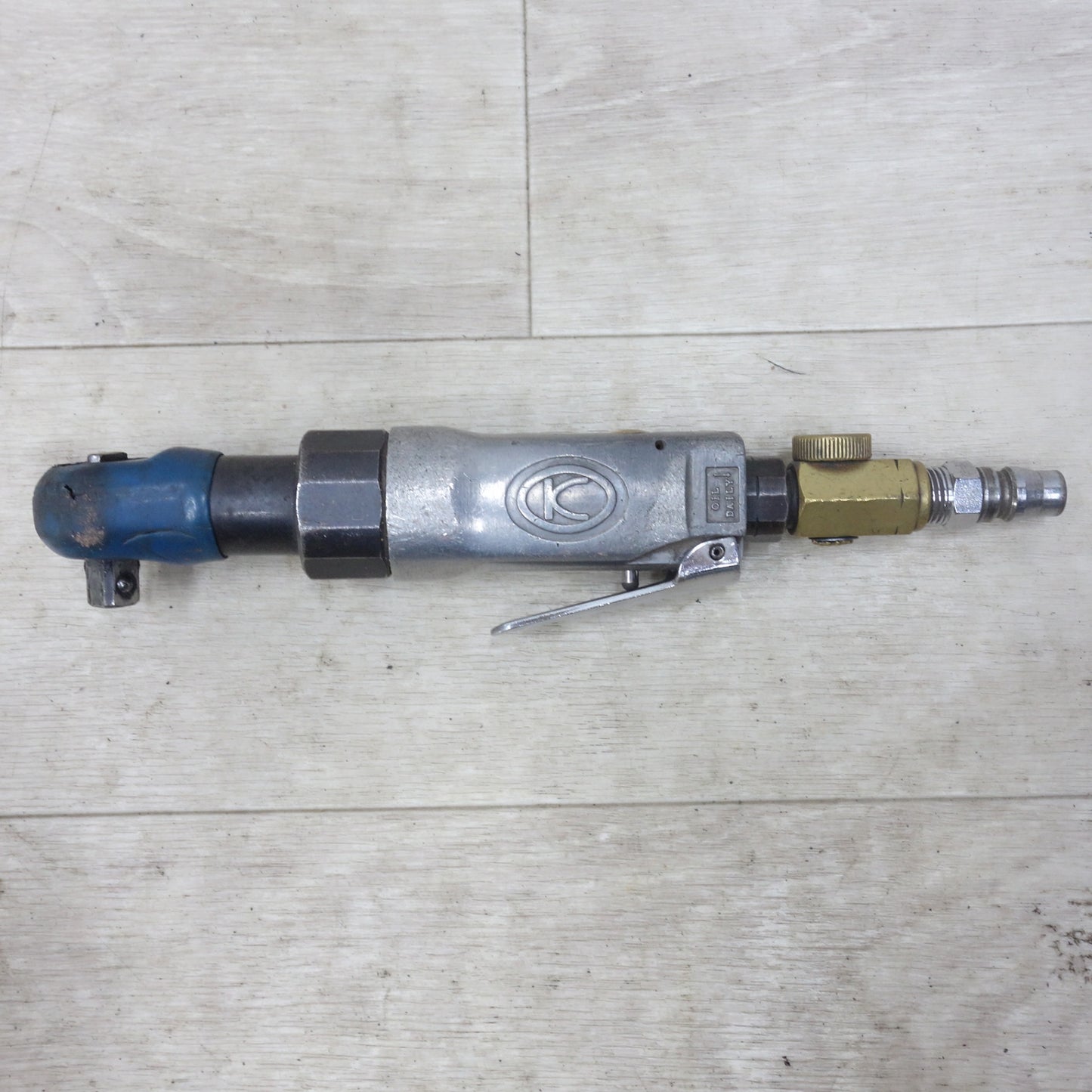 [送料無料] ◆空研 9.5sq エア ラチェット レンチ KR-133A エアー ツール 工具 KUKEN 10mm以下の小ねじ作業 等に◆