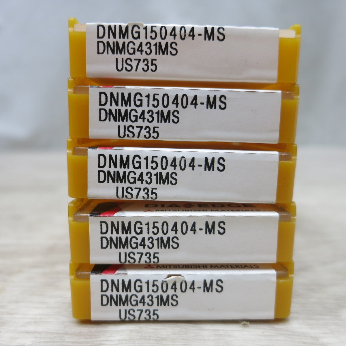 [送料無料] 未使用!5点まとめ売り◆三菱 マテリアル 旋削 チップ DNMG150404-MS DNMG431MS US735◆