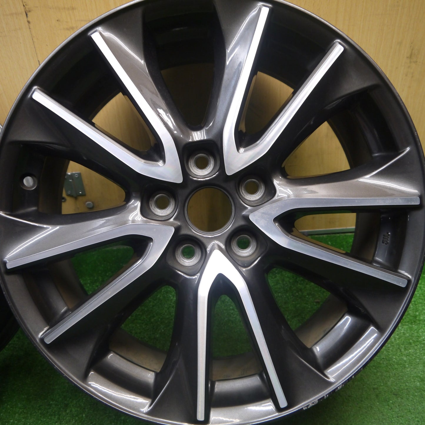 2本価格★マツダ CX-3 純正 ホイール 18インチ 18×7J CX3 PCD114.3/5H★6010604Hホ