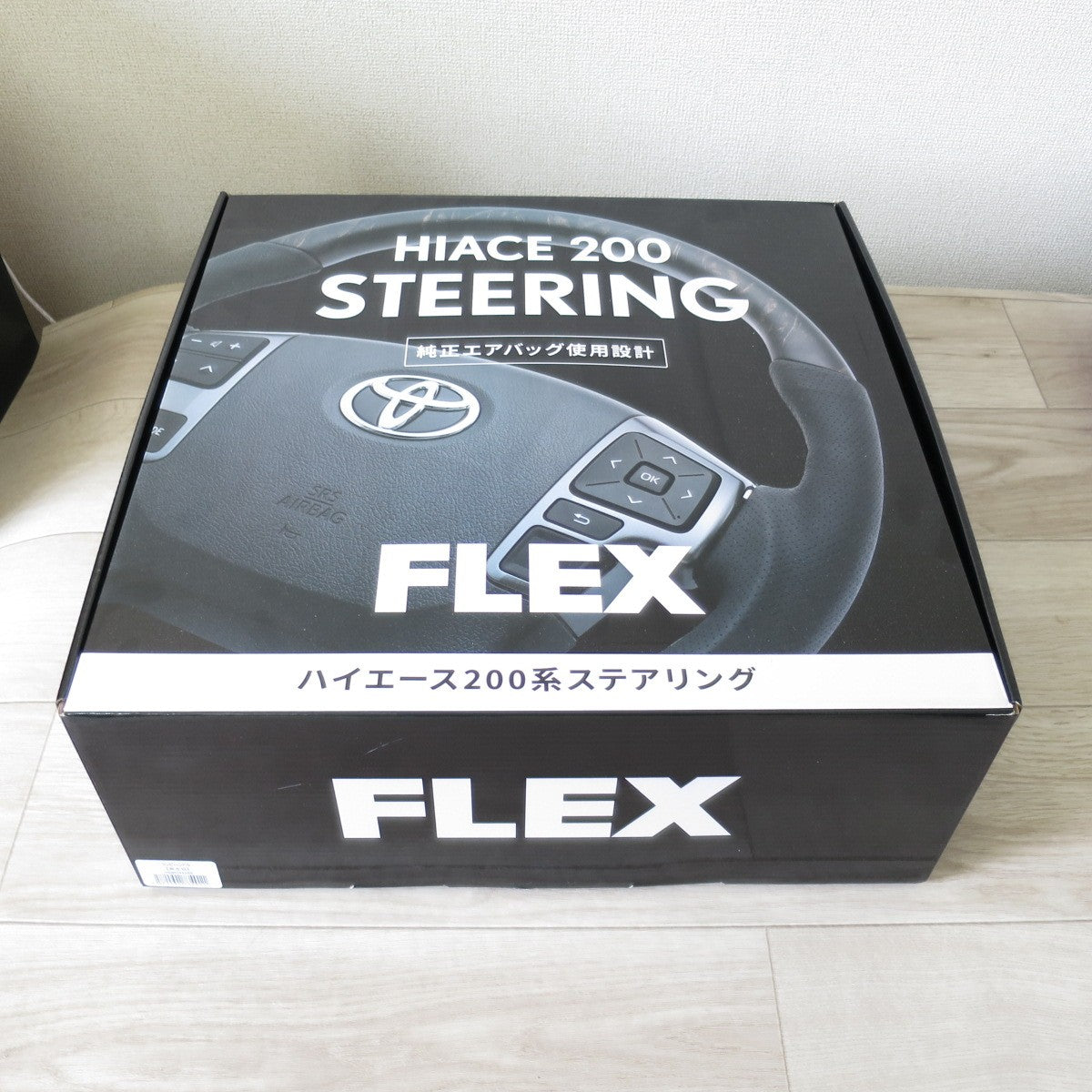 [送料無料] 未使用◇K'SPEC FLEX トヨタ 200系 ハイエース ウッド コンビ ステアリング HNW01KKHBR 茶木目 フレックス 純正 エアバッグ 使用 設計◇