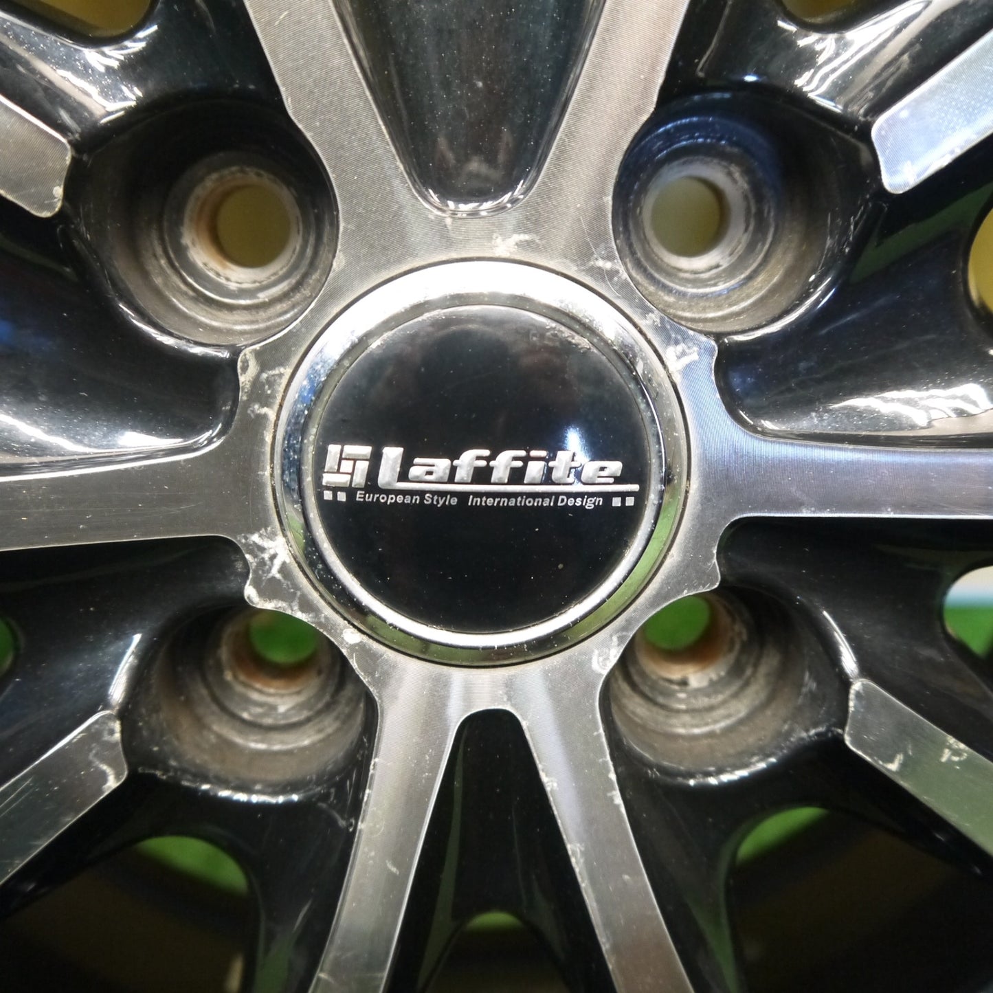 バリ溝！8.5分◎185/65R15 ダンロップ エナセーブ EC300+ Laffite ラフィット 15インチ PCD100/4H◎6061002Hノ