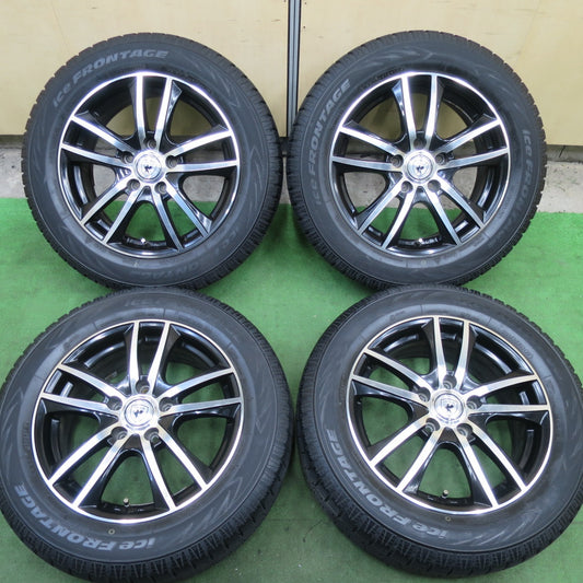 バリ溝！9.5分★スタッドレス 205/60R16 アイスフロンテージ トーヨー製 BROOK ブルック 16インチ PCD114.3/5H★5112209TTス