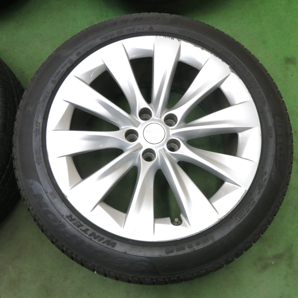 センサー付き★テスラ モデルX 純正 255/45R20 275/45R20 スタッドレス ピレリ スコーピオン WINTER 20インチ PCD120/5H★6012004ナス