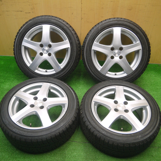 [送料無料] バリ溝！9.5分★フィアット 500 等 MAK 185/55R15 スタッドレス ヨコハマ アイスガード iG50 15インチ PCD98/4H★4091701Hス