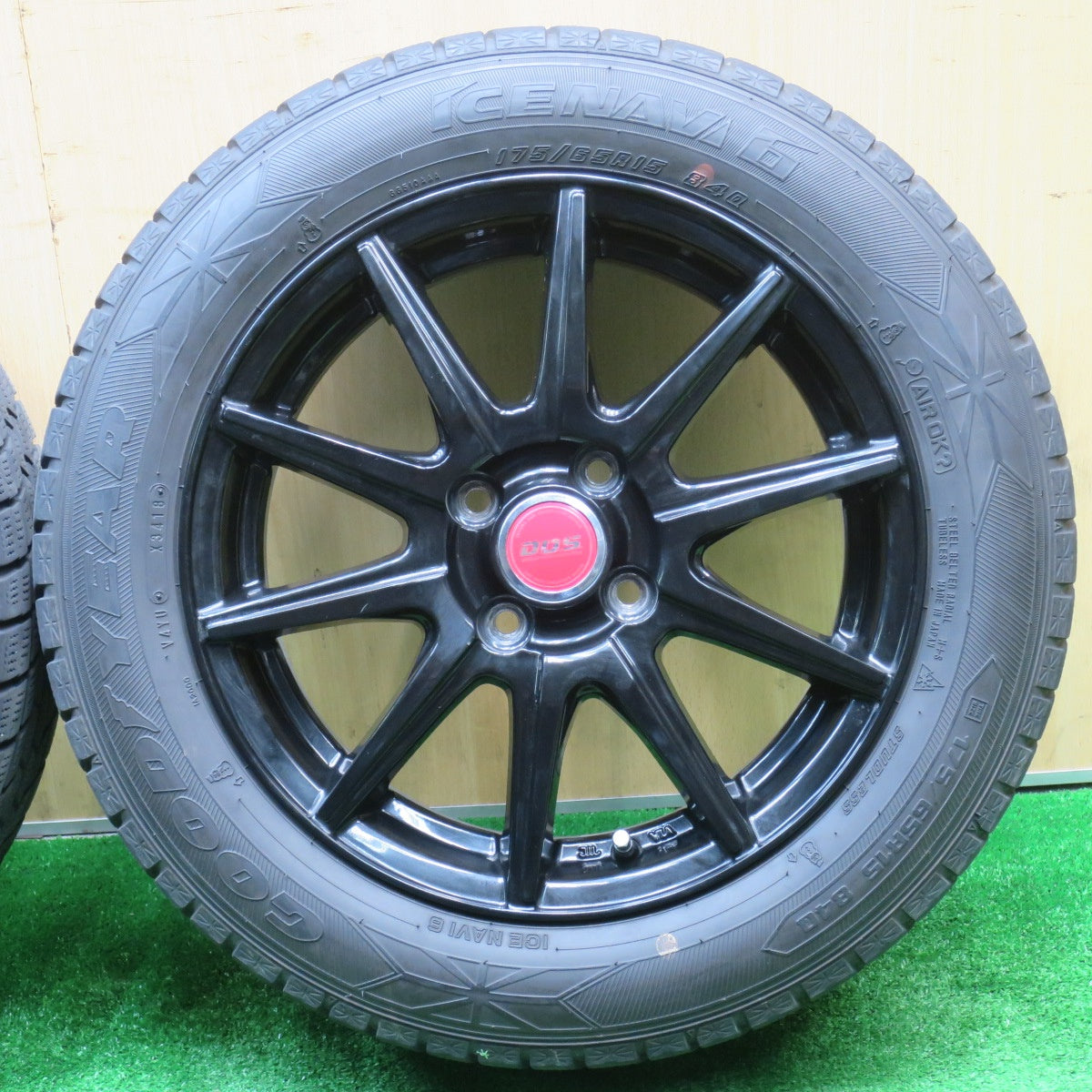 4本価格★スタッドレス 175/65R15 グッドイヤー アイスナビ6 D.O.S. DOS 15インチ PCD100/4H★5102102NJス