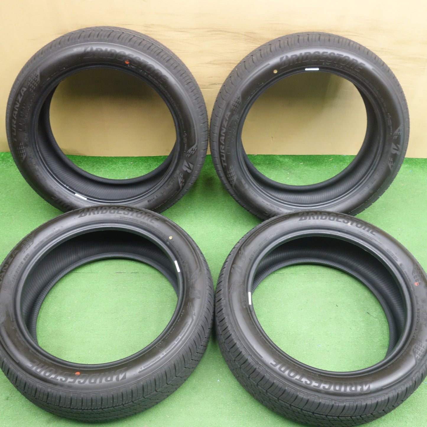 新車外し！26年◎235/50R19 ブリヂストン トランザ EL450 タイヤ 19インチ フォレスター ハリアー エクストレイル 等◎6080801KTノタ