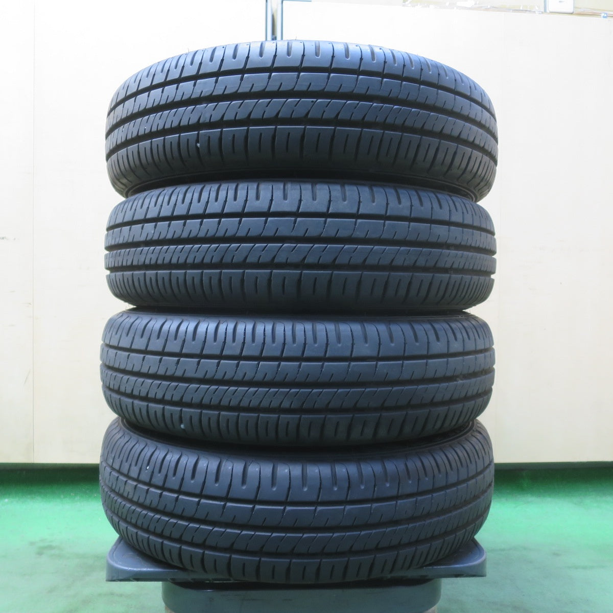 ほぼ未使用！25年★155/65R14 ダンロップ エナセーブ EC204 MANARAY SPORT マナレイ スポーツ 14インチ PCD100/4H★6022308イノ