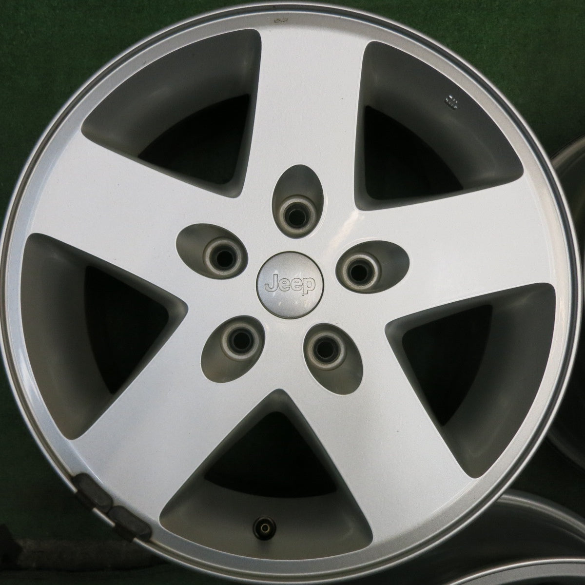 5本価格★JEEP ジープ JK ラングラー 純正 ホイール 17インチ 17×7.5J PCD127/5H★6071105HAホ