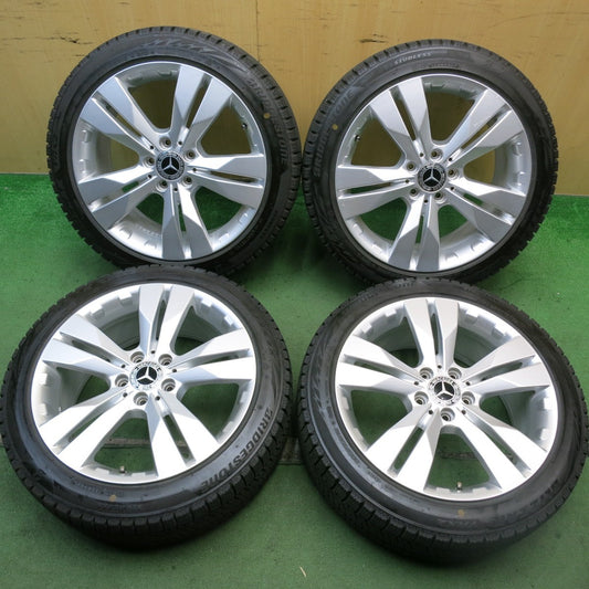 バリ溝！22年！キレイ！9.5分★ベンツ 等 225/45R18 スタッドレス ブリヂストン ブリザック VRX2 社外 アルミ 18インチ PCD112/5H★5080308HAス