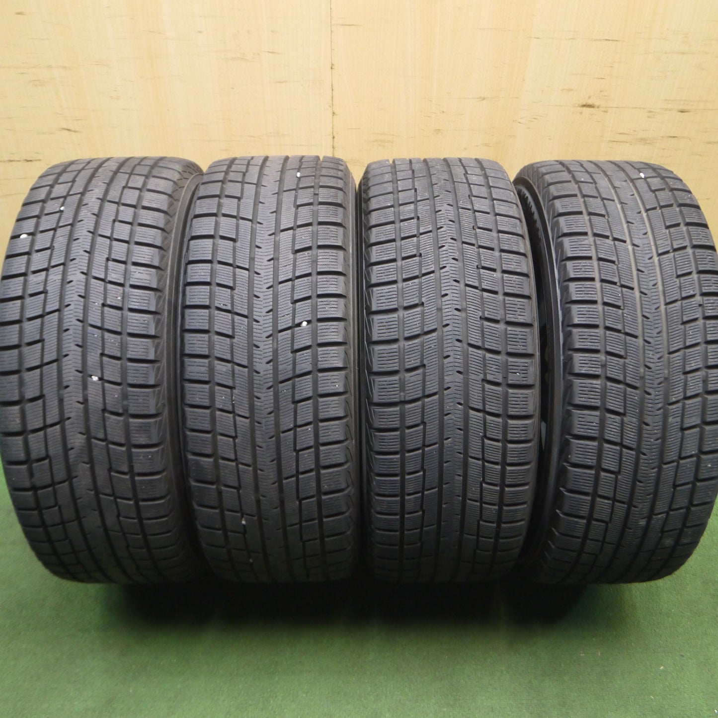 [送料無料] バリ溝！22年！9.5分★スタッドレス 225/50R17 ヨコハマ アイスガード iG52c MANARAY SPORT PCD114.3/5H★4030110Hｽ