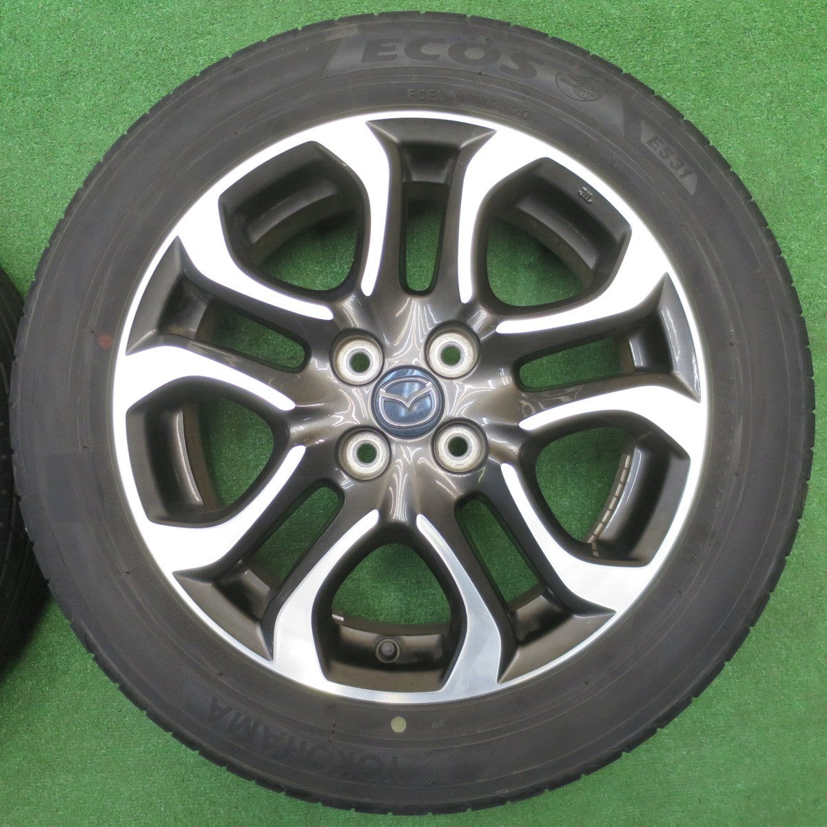 4本価格★マツダ DJ デミオ 純正 185/60R16 ヨコハマ エコス ES31 16インチ PCD100/4H★5110904NJノ