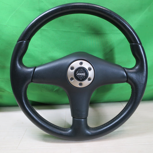 [送料無料] ☆三菱 4/5/6 共用 ランエボ RS 純正 MOMO ステアリング ハンドル モモ ランサーエボリューション 現状品☆