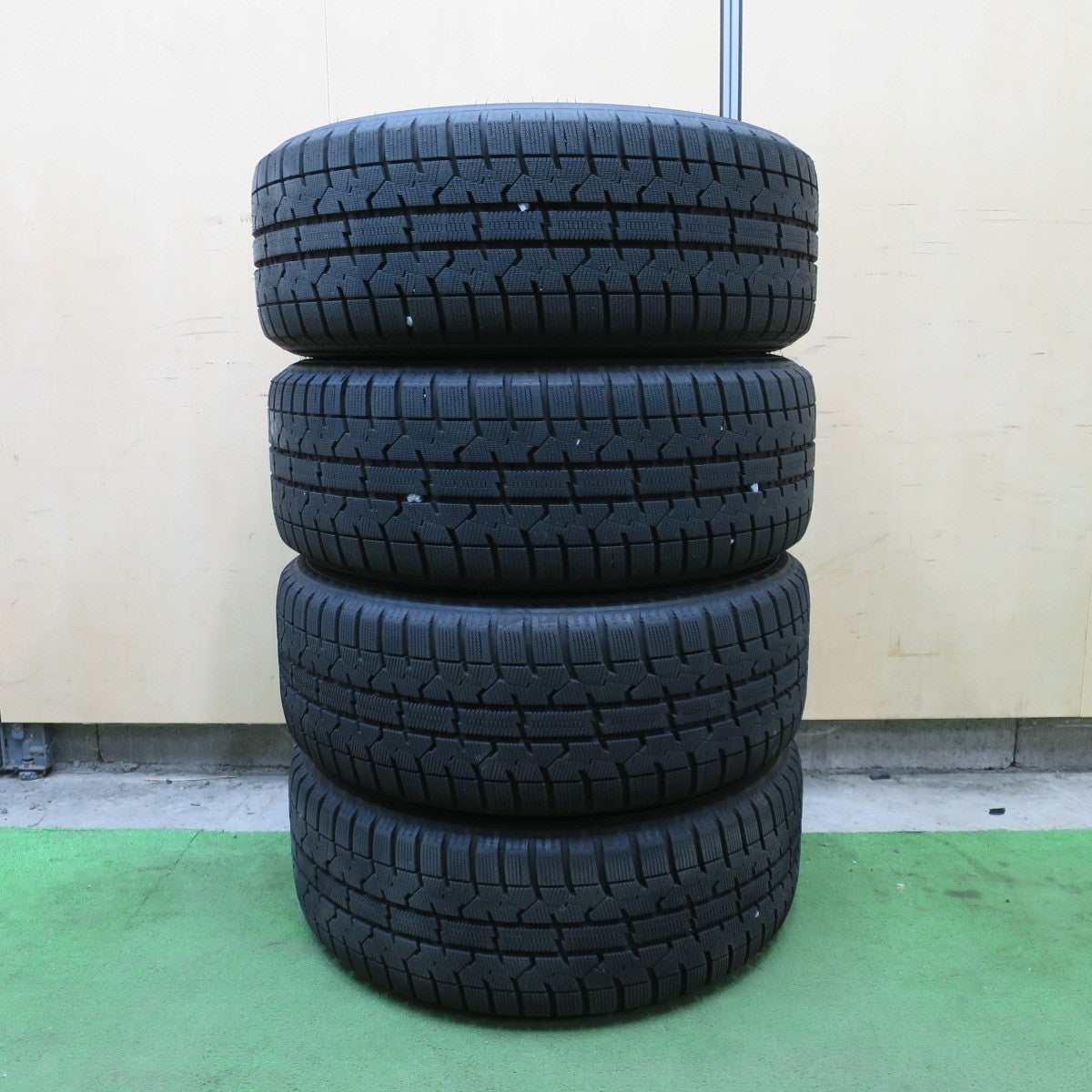 バリ溝！23年！ほぼ10分◎アウディ A4 8K 純正 225/50R17 スタッドレス トーヨー オブザーブ ガリット GIZ 17インチ PCD112/5H◎6091101NGス