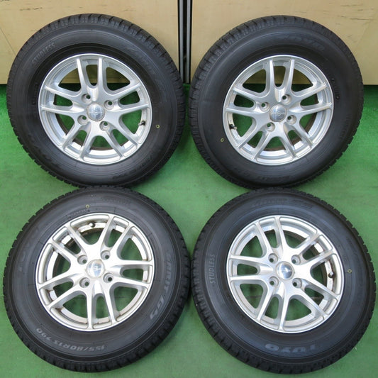 バリ溝！8.5分★スタッドレス 155/80R13 トーヨー ガリット G5 ENERGY LINE エナジーライン 13インチ PCD100/4H★4112208イス