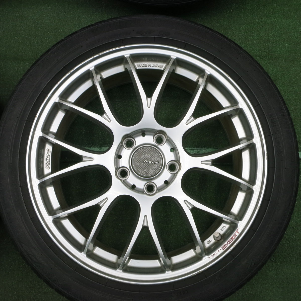 *送料無料* 4本価格★RAYS HOMURA 2×8 GT 215/50R18 ダンロップ エナセーブ EC204 レイズ ホムラ 18インチ PCD114.3/5H★4041005TNノ