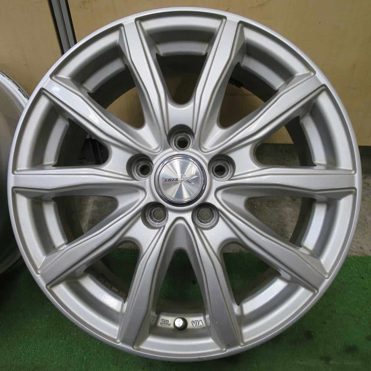 4本価格★JOKER weds ジョーカー ウェッズ 15インチ ホイール 15×6J PCD100/5H★6060101NGホ