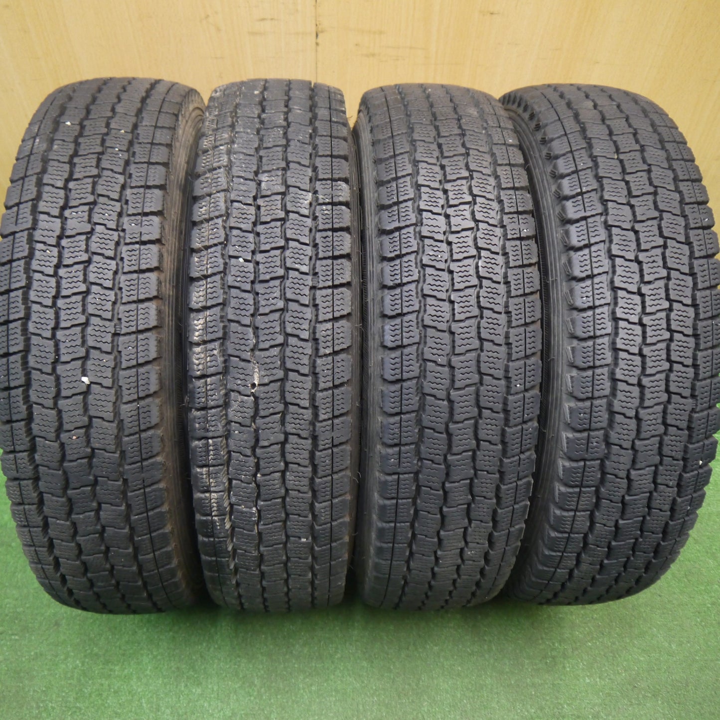 バリ溝！キレイ！9分★スタッドレス 145R12 6PR グッドイヤー アイスナビ CARGO Rapid Performance MiD ラピッド パフォーマンス 12インチ PCD100/4H★6010708Hス