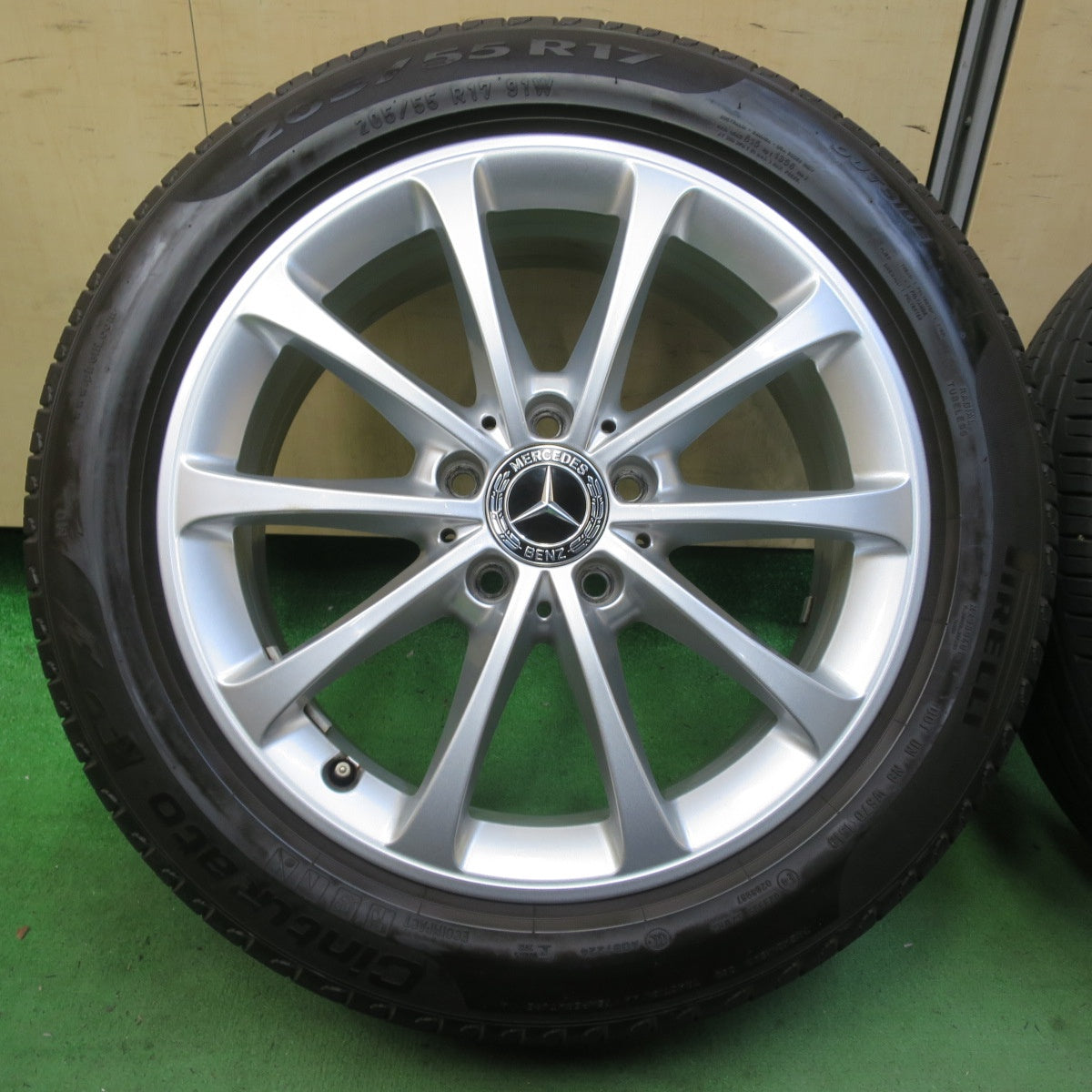 キレイ★ベンツ Aクラス W177 Bクラス W247 純正 205/55R17 ピレリ Cinturato P7 17インチ PCD112/5H★5063013イノ