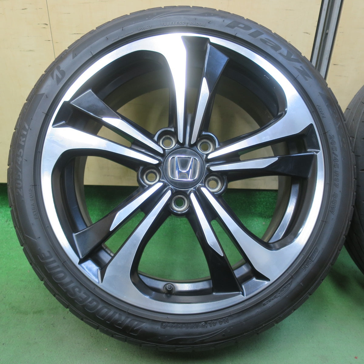 バリ溝！22年！キレイ！8.5分★ホンダ CR-Z 純正 205/45R17 ブリヂストン プレイズ PX2 ハンコック ベンタス S1 evo3 CRZ 17インチ PCD114.3/5H★6043003イノ