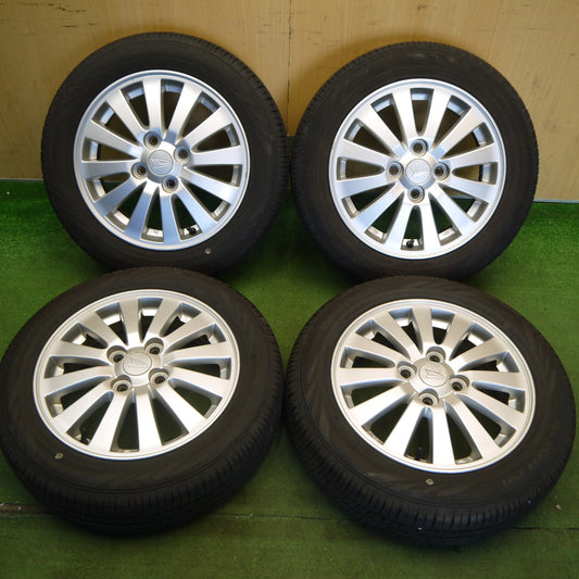 バリ溝！25年！8.5分★ダイハツ ムーヴ コンテ 純正 155/65R14 オートバックス Maxrun Efficia 14インチ PCD100/4H★6051302Hノ