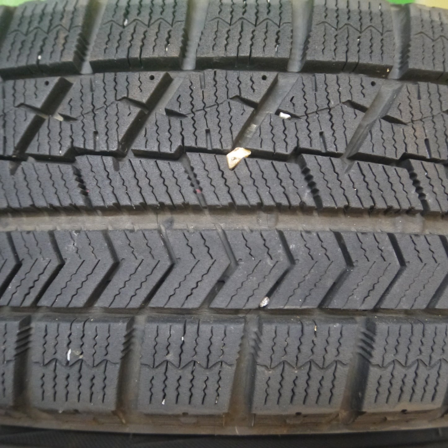 [送料無料] バリ溝！キレイ！8.5分★スタッドレス 155/65R14 ブリヂストン ブリザック VRX Lanx 社外 アルミ 14インチ PCD100/4H★4112701Hス