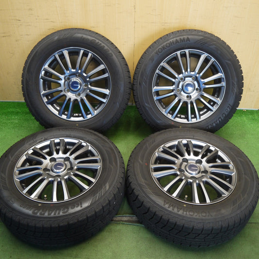 バリ溝！22年！キレイ！9分◎スタッドレス 195/65R15 ヨコハマ アイスガード iG60 ABATIS EM アバティス 15インチ PCD114.3/5H◎6072705Hス