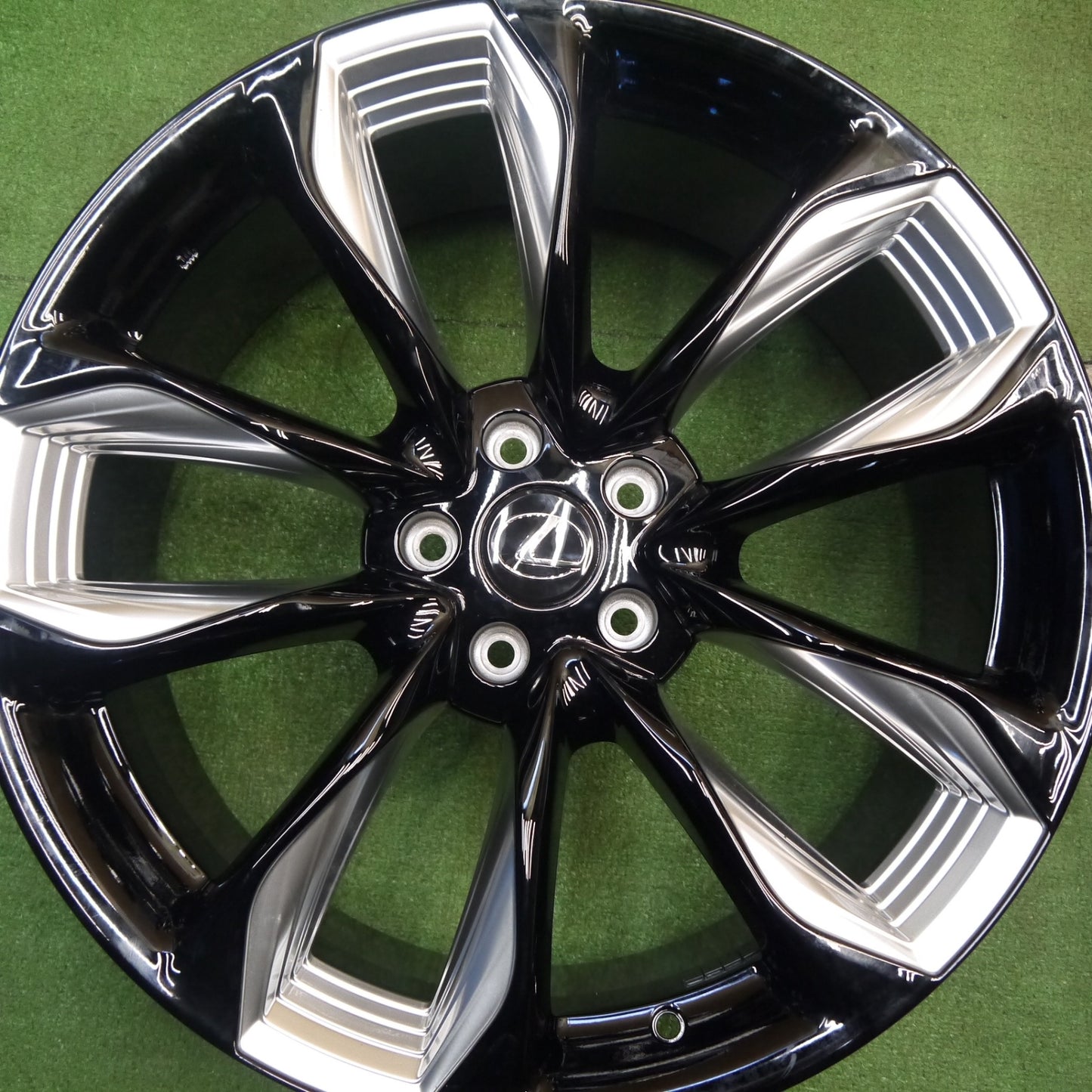 [送料無料] 新車外し！付属品付き★レクサス LC 純正 ホイール 21インチ 21×8.5J 21×9.5J PCD120/5H★5032111Hホ