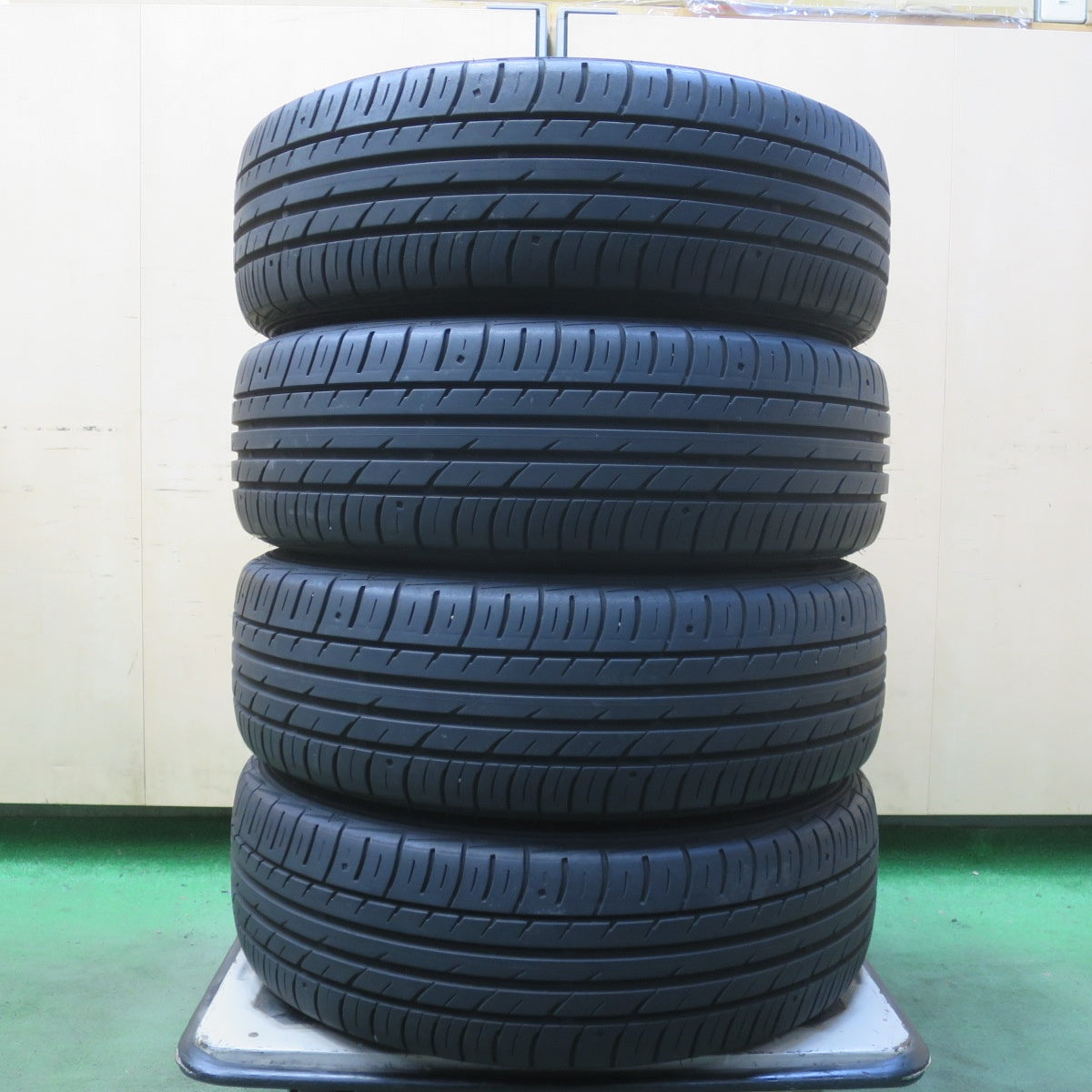 バリ溝！23年！8.5分◎ホンダ フィット シャトル 純正 Modulo ME-006 185/60R15 ファルケン ZIEX ZE914 モデューロ 15インチ PCD100/4H◎6093007イノ