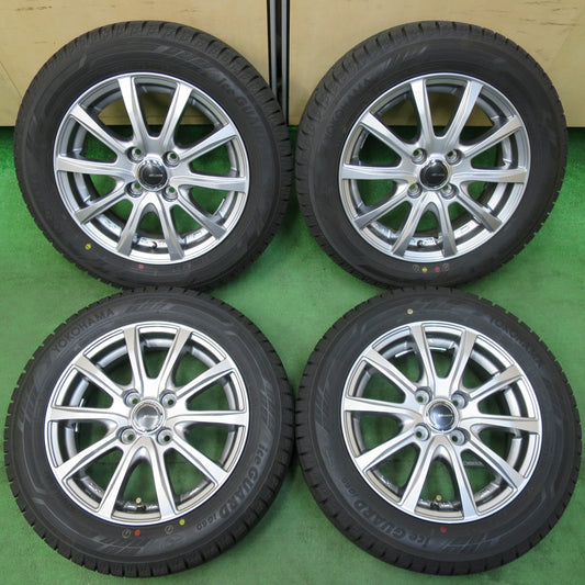 [送料無料] バリ溝！23年！キレイ！ほぼ10分★スタッドレス 165/65R14 ヨコハマ アイスガード iG60 MiLLOUS ミルアス 14インチ PCD100/4H★4112907イス