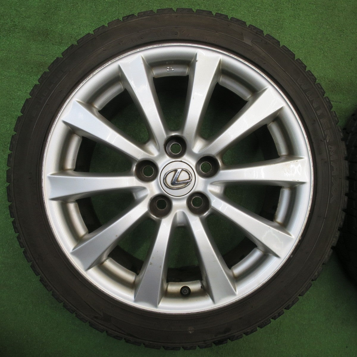 バリ溝！8.5分★レクサス IS 純正 225/45R17 245/45R17 スタッドレス ダンロップ ウインターマックス WM02 17インチ PCD114.3/5H★6020906NJス