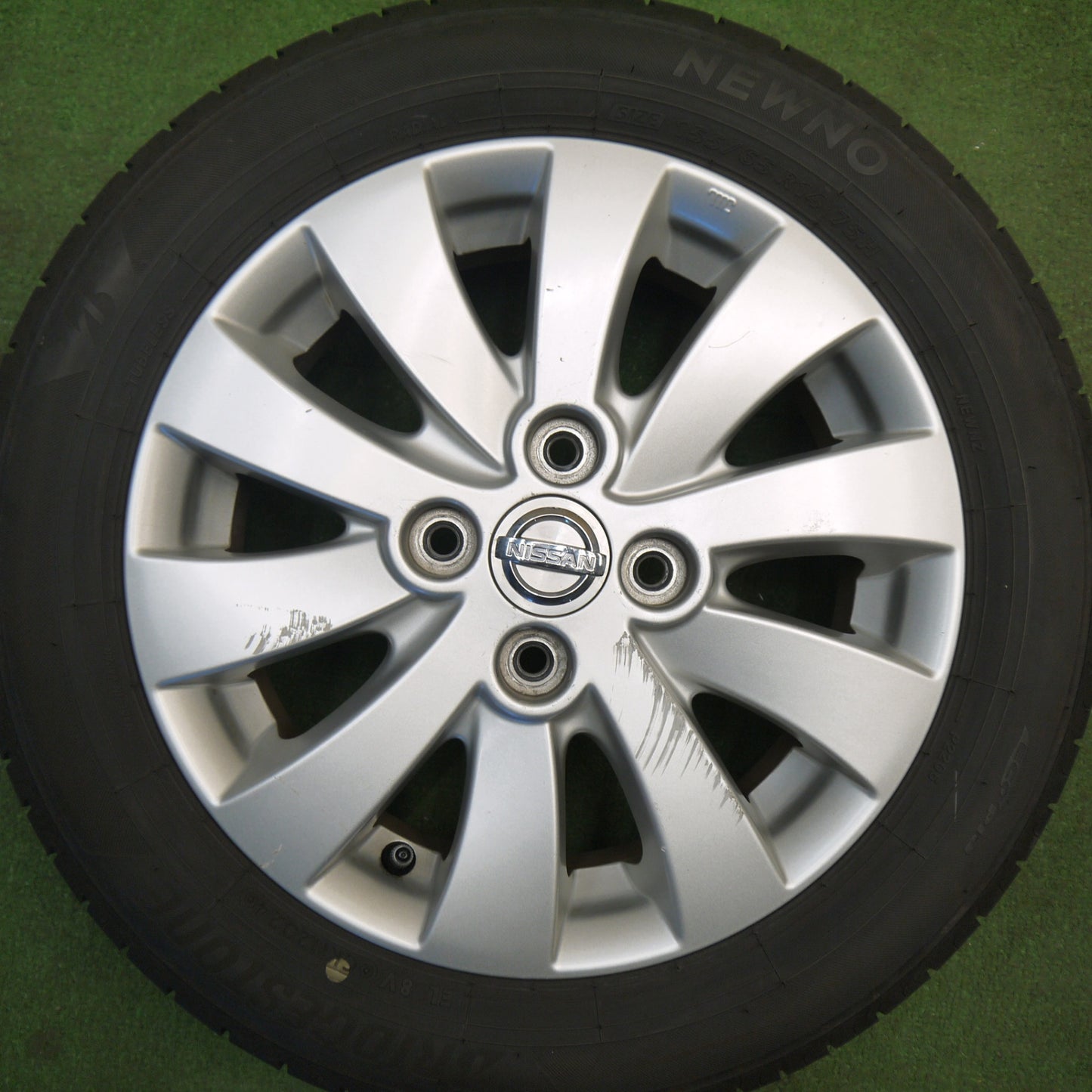 4本価格！24年★日産 モコ 純正 155/65R14 ブリヂストン NEWNO ニューノ 14インチ MOCO PCD100/4H★6030905Hノ