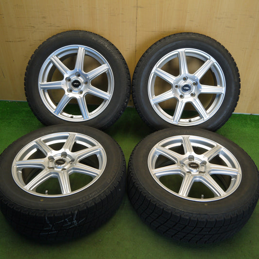 バリ溝！キレイ！9分★スタッドレス 215/55R17 ブリヂストン アイスパートナー TOPRUN トップラン 17インチ PCD114.3/5H★6051304Hス