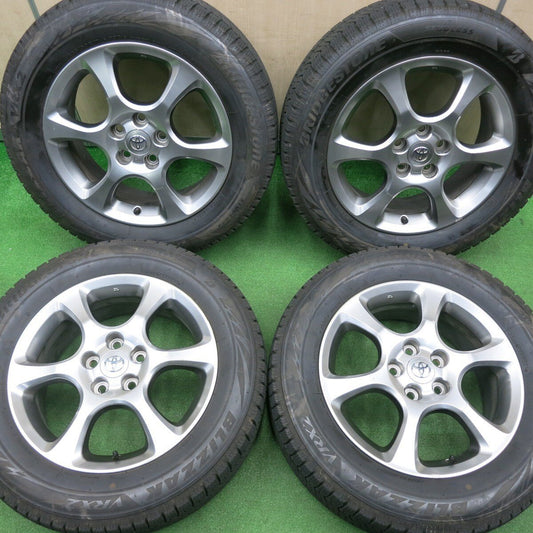 バリ溝！21年！8.5分★トヨタ エスティマ 純正 225/60R17 スタッドレス ブリヂストン ブリザック VRX2 17インチ PCD114.3/5H★5010704NJス