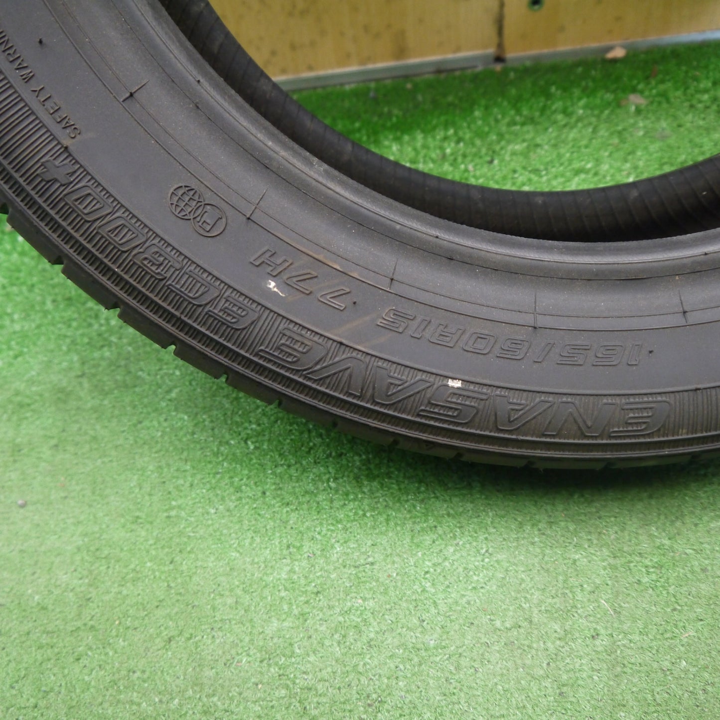 バリ溝！24年！9分！1本★165/60R15 ダンロップ エナセーブ EC300+ タイヤ 15インチ ハスラー デリカミニ タフト キャスト 等★6050805Hノタ