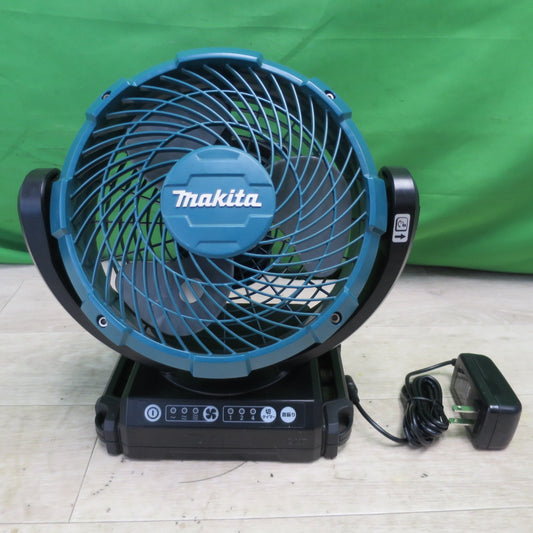 [送料無料] キレイ☆マキタ 充電式 ファン 14.4V / 18V 首振り機能 CF102D ACアダプター付き 本体のみ 送風 扇風機 電動 工具☆