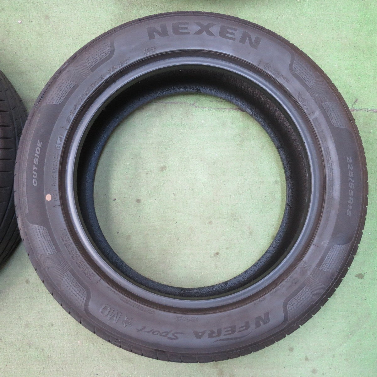 新車外し！25年★225/55R18 ネクセン N FERA Sport SU2 MO タイヤ 18インチ ベンツ W214 Eクラス 等★6030409イノタ