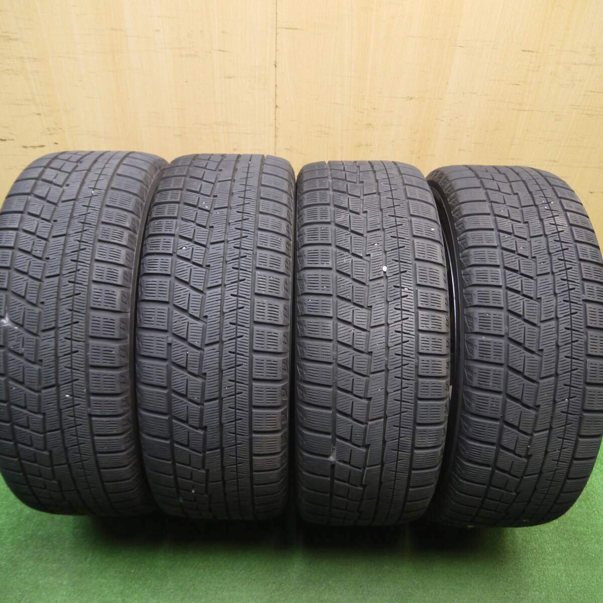 バリ溝！キレイ！8.5分★スタッドレス 225/45R17 ヨコハマ アイスガード iG60 FINAL SPEED MiD 17インチ PCD114.3/5H★5010609Hス