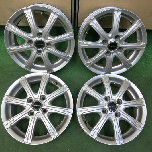 [送料無料] キレイ★BALMINUM バルミナ 14インチ ホイール 14×4.5J PCD100/4H★4103107SYホ