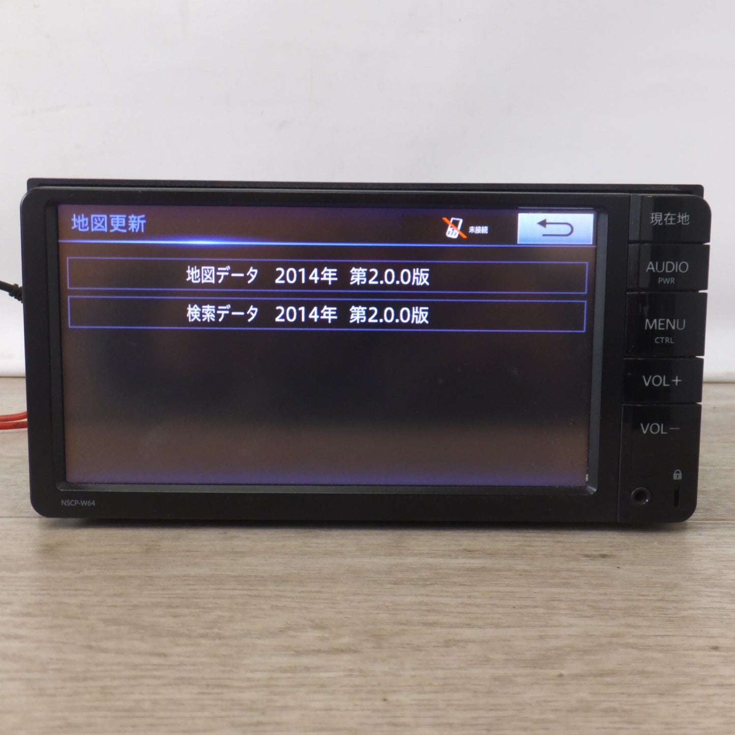 [送料無料] ★パイオニア製 トヨタ 純正 SDナビゲーション NSCP-W64 08545-00W61(40)★